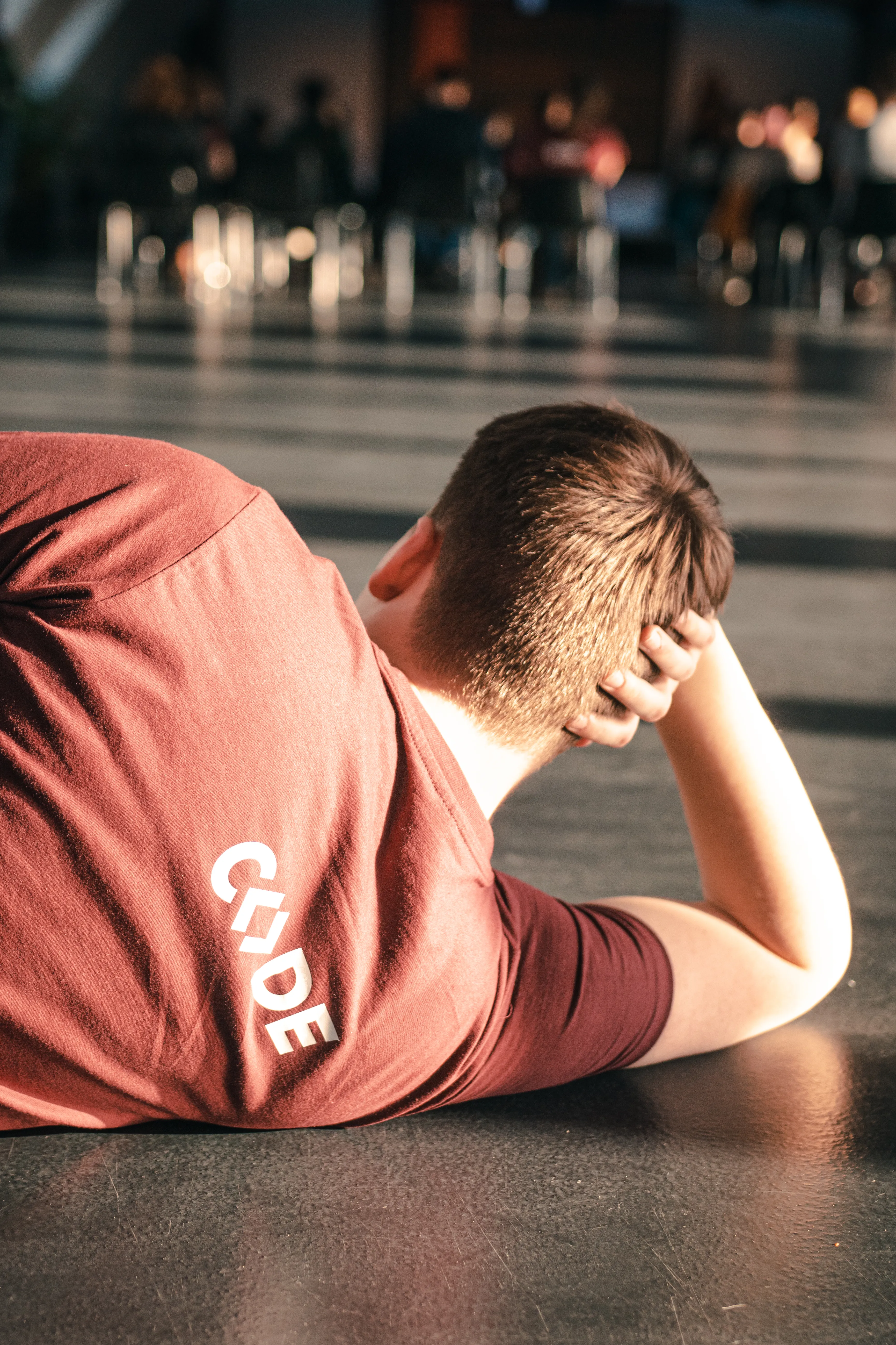 Hanno Grimm auf einem "Open House Day" der CODE University of Applied Sciences